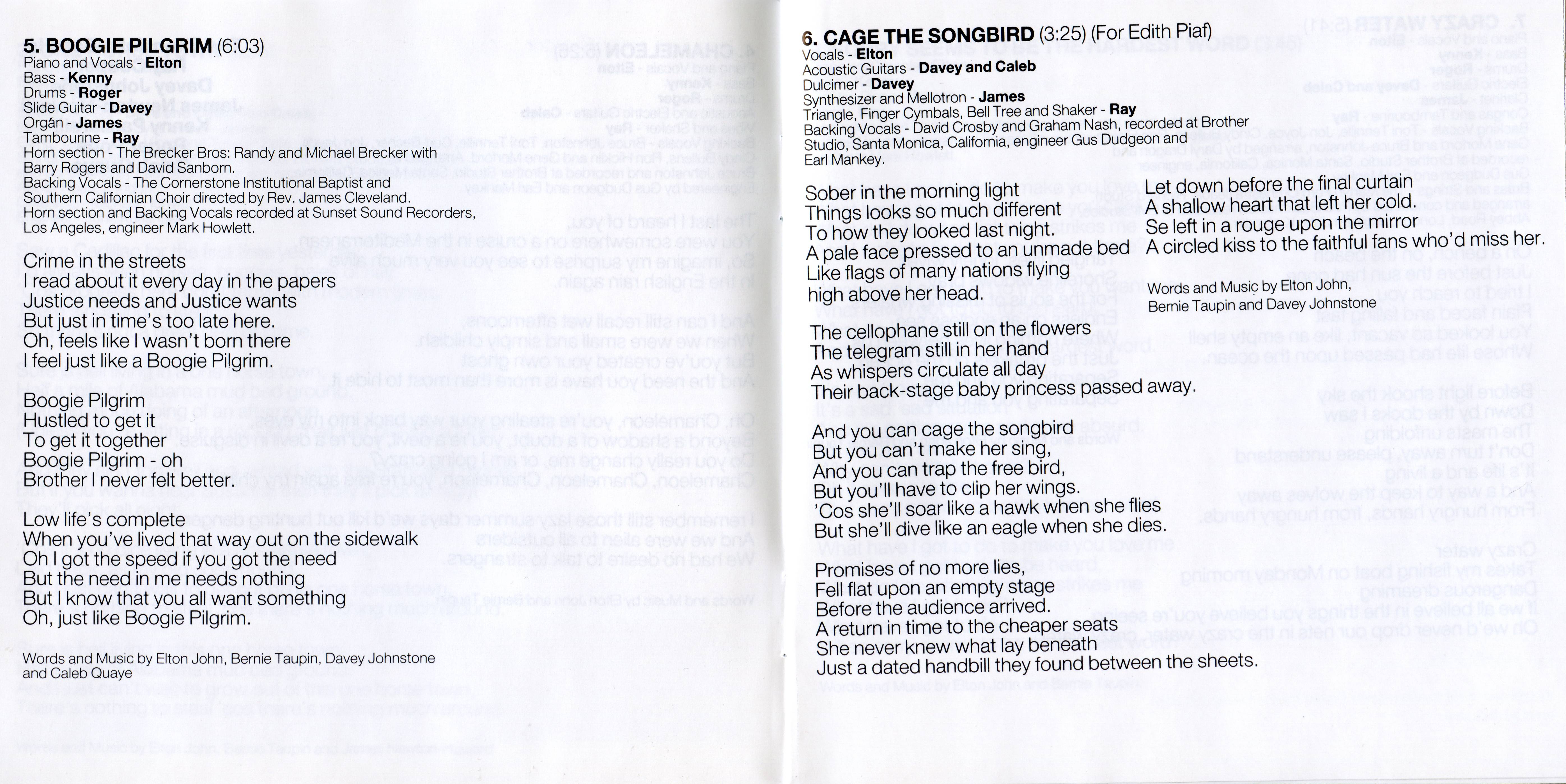 Elton John Blue Moves [booklet04 d]